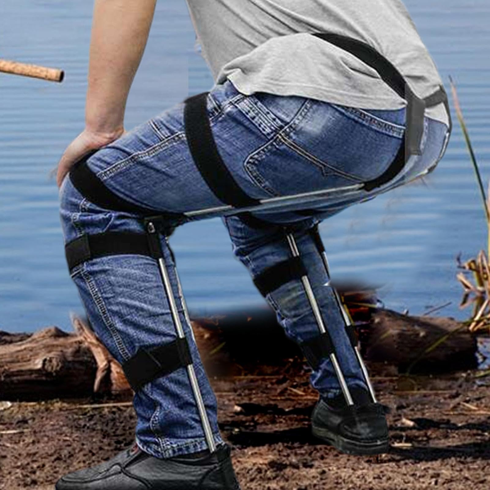 Amazon.co.jp: ウェアラブルチェア ウェアラブル座面サポート どこでも